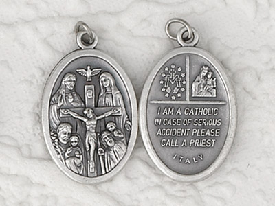 25-Pack - 4 Way Cross Oxidized Pendant