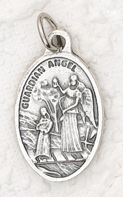 25-Pack - Oxidized Pendant-Guardian Angel