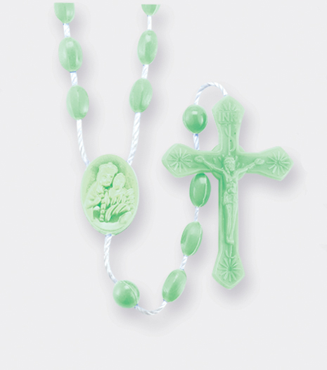Luminous Bead Cord Rosary 25-Pack