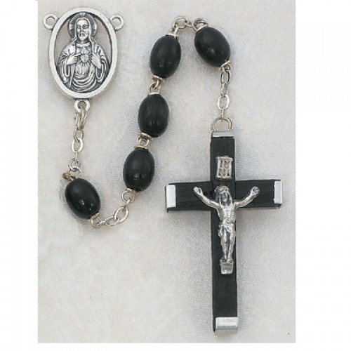 Black Wood Rosary