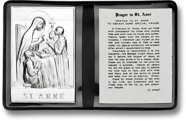 St Anne Plaque In Folder 10-Pack