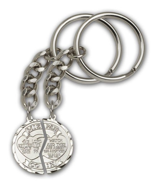 Silver Plate Miz Pah Keychain