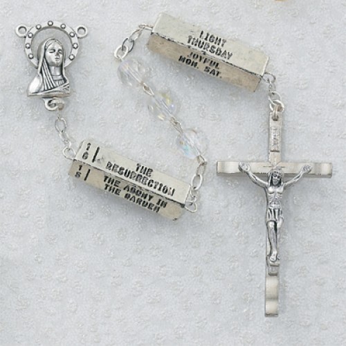 7MM AB Crystal Mystery Rosary