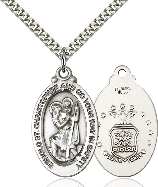 Catholic Jewelry and Sterling Silver Saint Christopher Medals