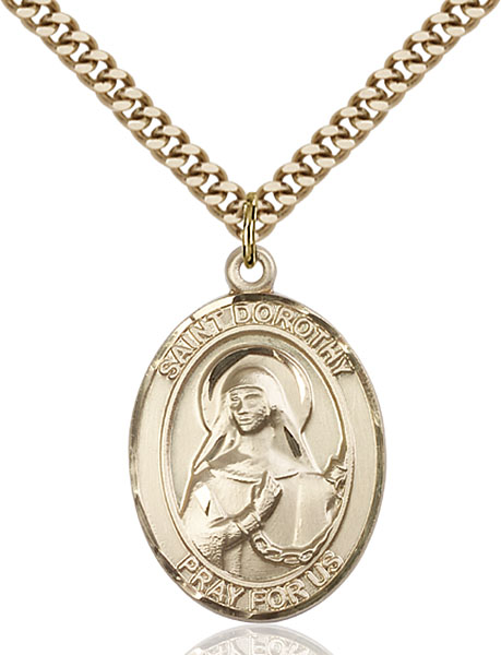Gold-Filled St. Dorothy Pendant