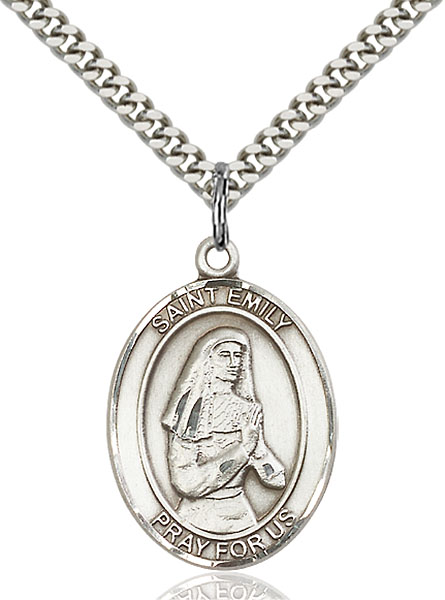 Sterling Silver St. Emily de Vialar Pendant