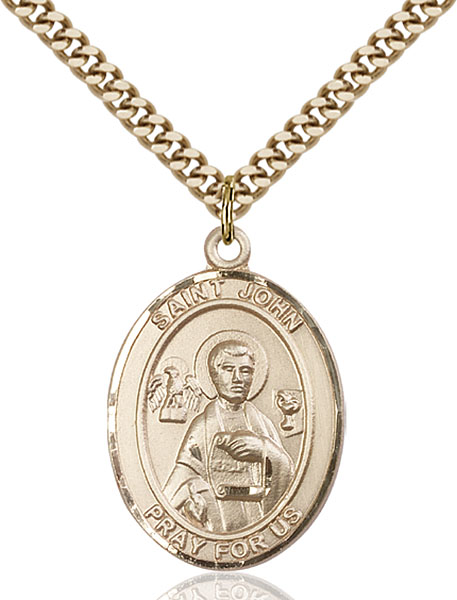 Saint John of selling the Cross round medal-pendant.