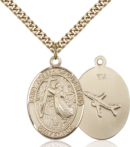 Gold-Filled St. Joseph Of Cupertino Pendant