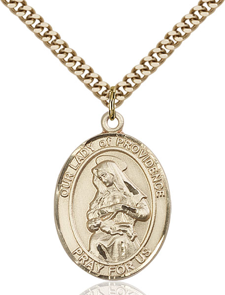 Gold-Filled Our Lady of Providence Pendant