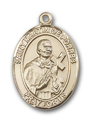 Engravable Patron Saint Medals for St. Martin De Porres