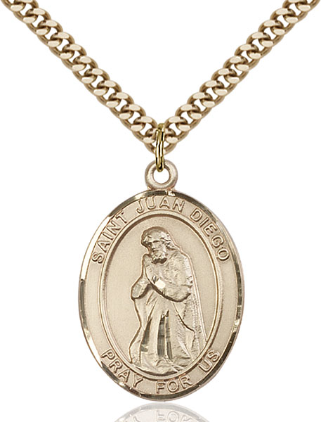 Gold-Filled St. Juan Diego Pendant