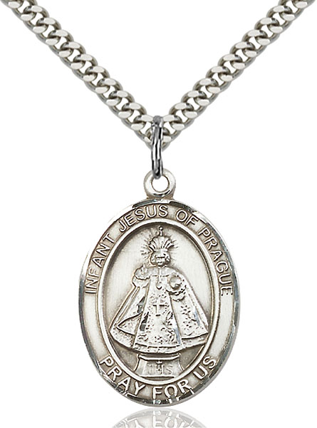 Sterling Silver Infant of Prague Pendant