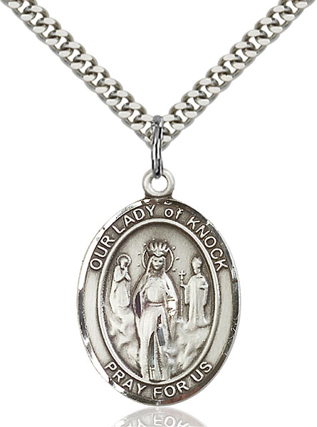 Sterling Silver Our Lady of Knock Pendant