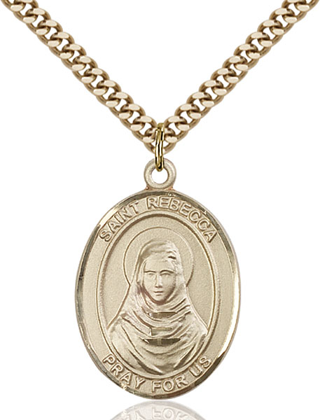 Gold-Filled St. Rebecca Pendant