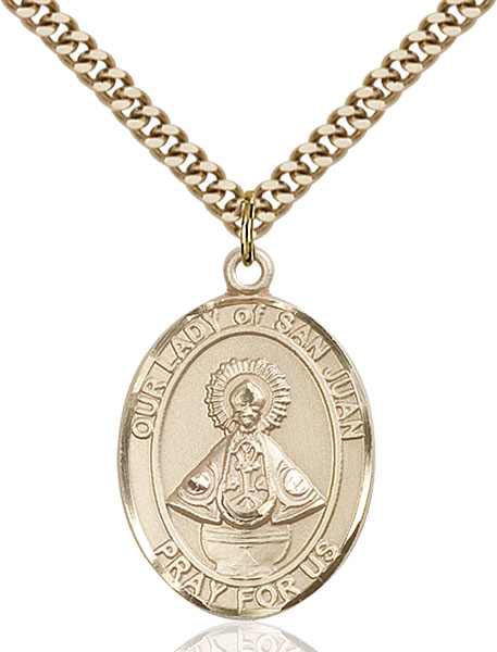 Gold-Filled Our Lady of San Juan Pendant