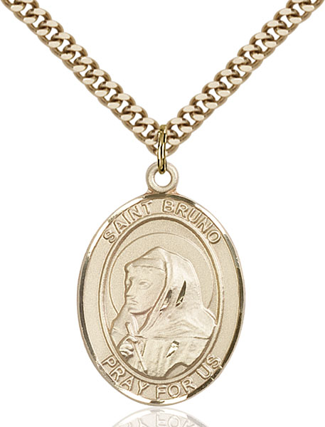 Gold-Filled St. Bruno Pendant