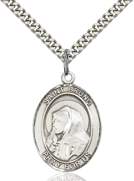 Sterling Silver St. Bruno Pendant