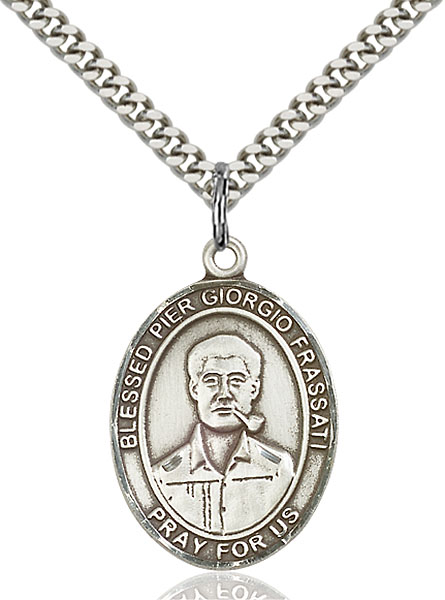 Sterling Silver Blessed Pier Giorgio Frassati Pend