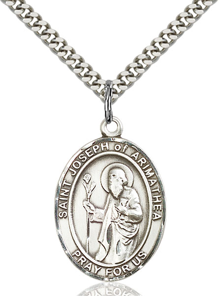 Sterling Silver St. Joseph Pendant