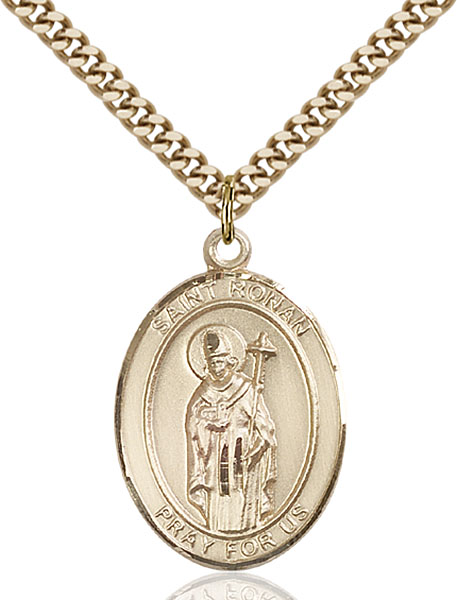 Gold-Filled St. Ronan Pendant