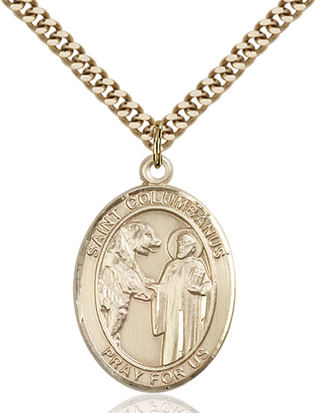 Gold-Filled St. Columbanus Pendant