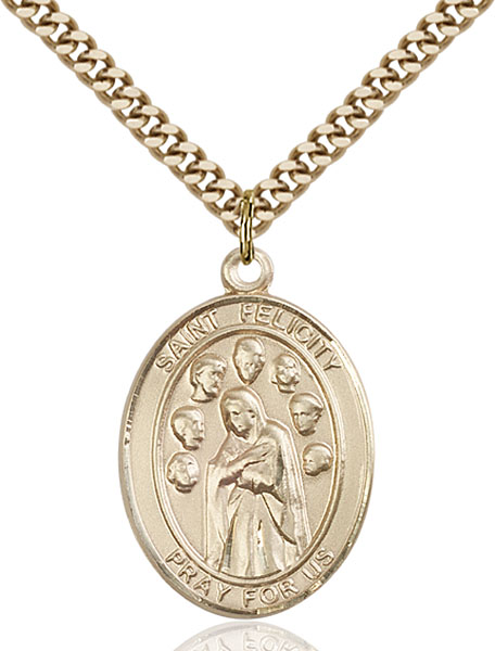 Gold-Filled St. Felicity Pendant