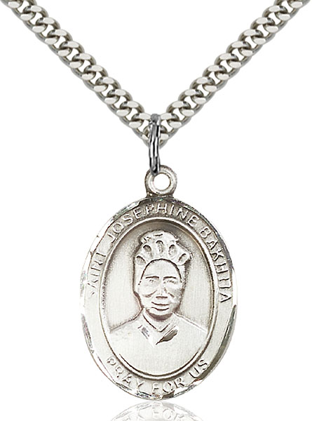 Sterling Silver St. Josephine Bakhita Pendant