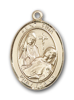 14K Gold St. Fina Pendant