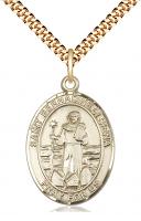 Gold-Filled St. Bernadine Of Sienna Pendant