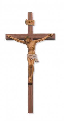 12-inch Walnut-Italia Corpus Crucifix