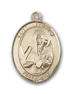 Details about   Sterling Silver 0.925 Saint St Andrew Medal Necklace Pendant Charm