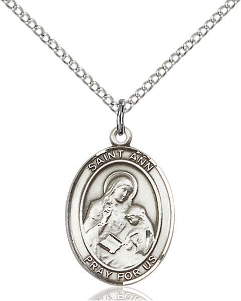 Sterling Silver St. Ann Pendant