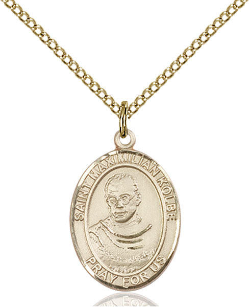14K Gold-Filled St. Maximilian Kolbe Pendant