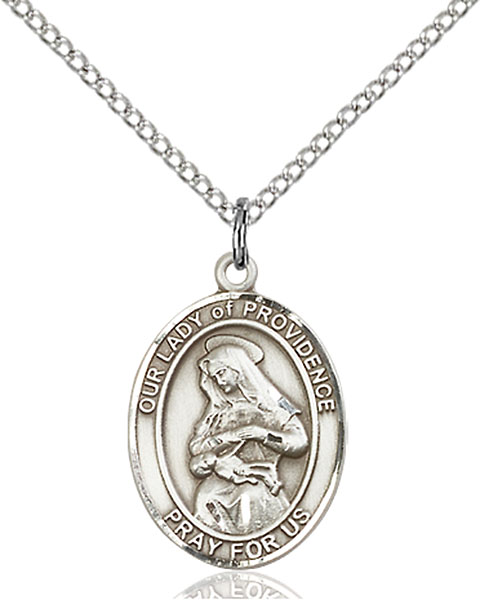 Sterling Silver Our Lady of Providence Pendant