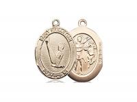 14k Gold Filled St Sebastian Gymnastics Pendant (No Chain)