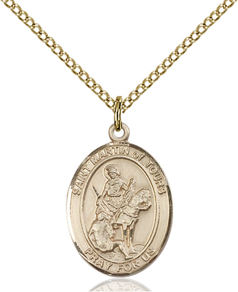 14K Gold-Filled St. Martin of Tours Pendant