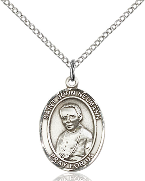 Sterling Silver St. John Neumann Pendant