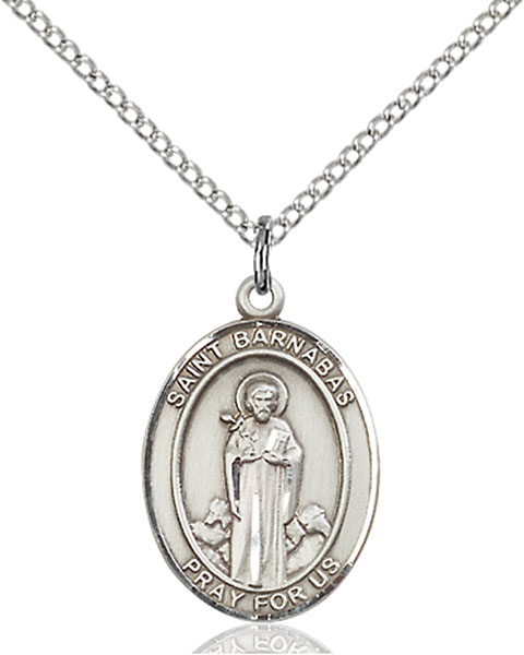 Sterling Silver St. Barnabas Pendant