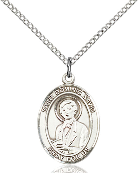 Sterling Silver St. Dominic Savio Pendant