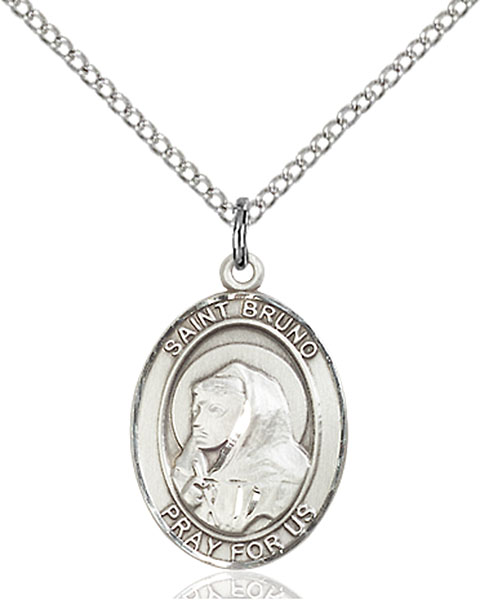 Sterling Silver St. Bruno Pendant