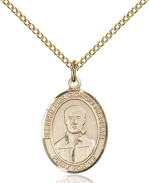 14K Gold-Filled Blessed Pier Giorgio Frassati Pendant