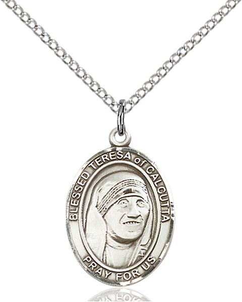 Sterling Silver Blessed Teresa of Calcutta Pendant
