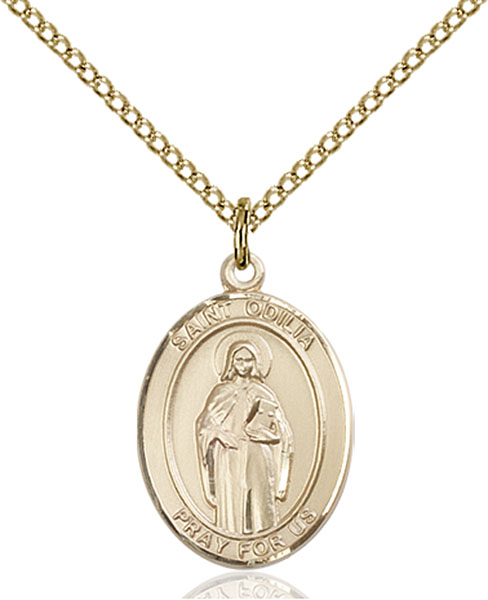 14K Gold-Filled St. Odilia Pendant