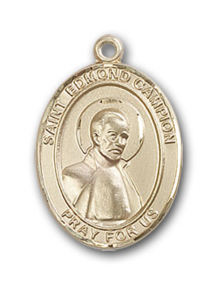14K Gold St. Edmund Campion Pendant