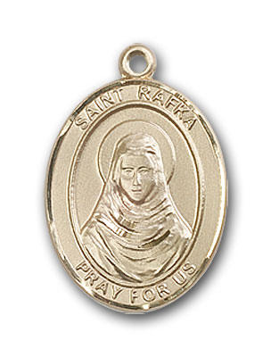 14K Gold St. Rafta Pendant