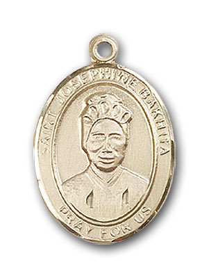 14K Gold St. Josephine Bakhita Pendant