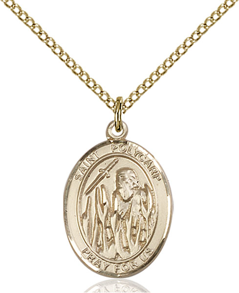 14K Gold-Filled St. Polycarp of Smyrna Pendant