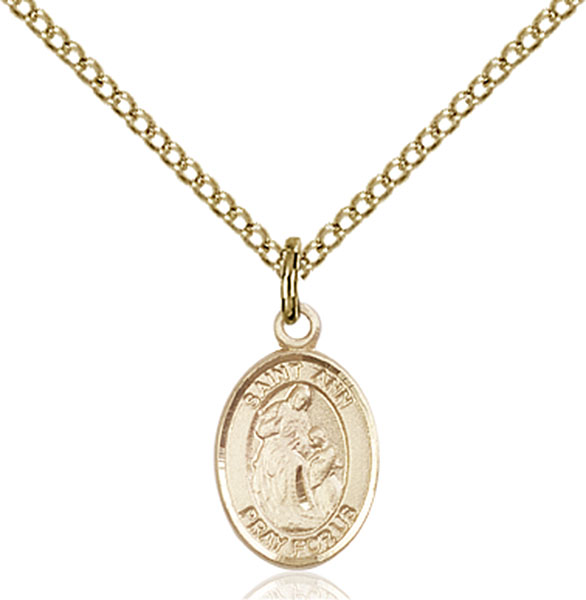 14K Gold-Filled St. Ann Pendant
