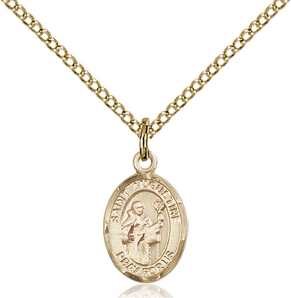 14K Gold-Filled St. Augustine Pendant
