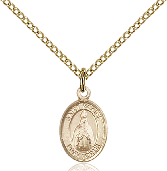 14K Gold-Filled St. Blaise Pendant